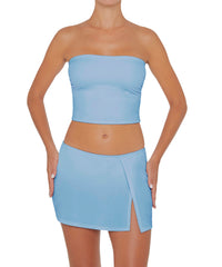 BSWS-B82 Swim Skirt with Side Slit
