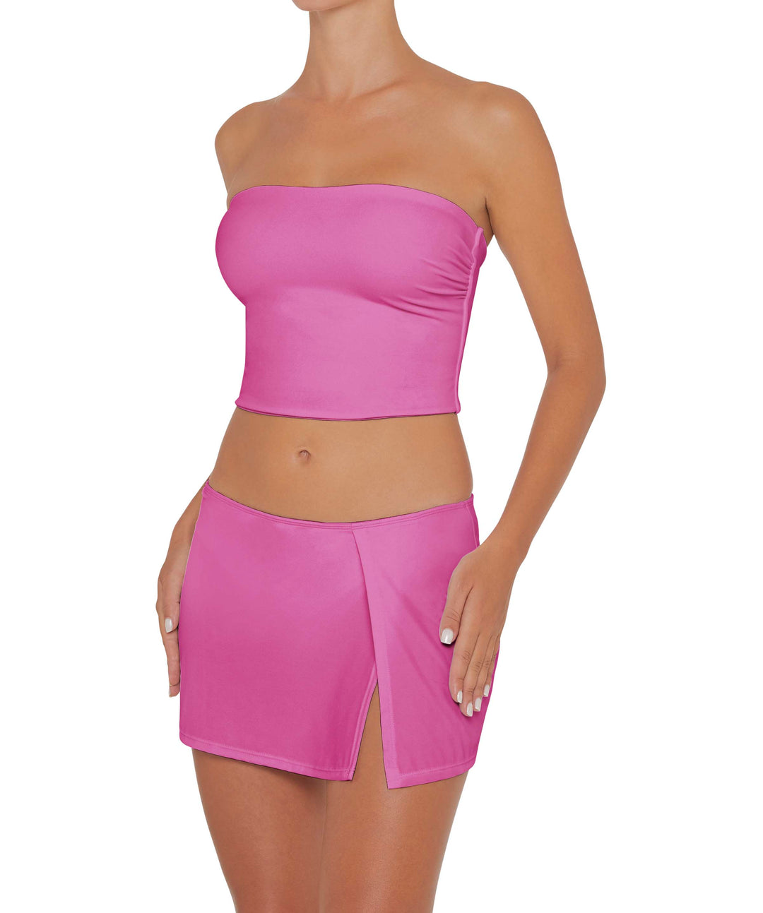 BSWS-B82 Swim Skirt with Side Slit