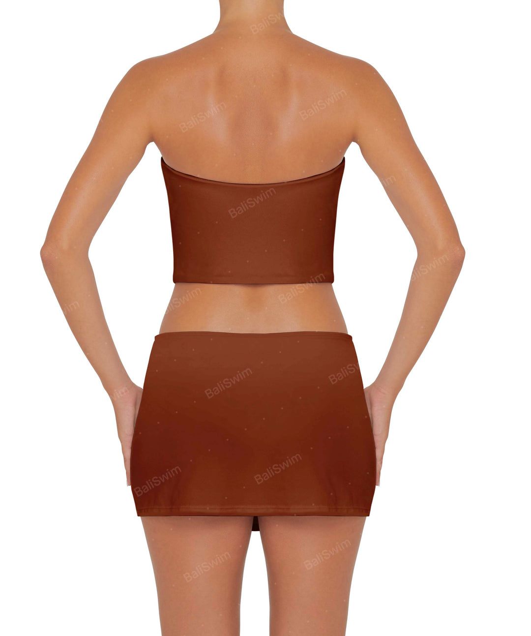 BSWS-B82 Swim Skirt with Side Slit