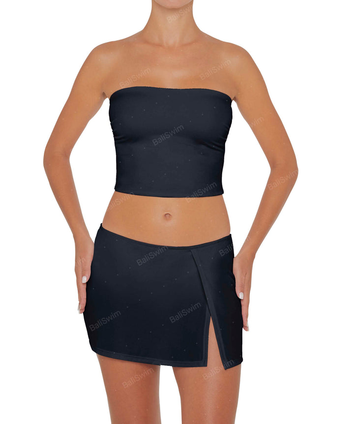 BSWS-T82 Bandeau Tankini Top
