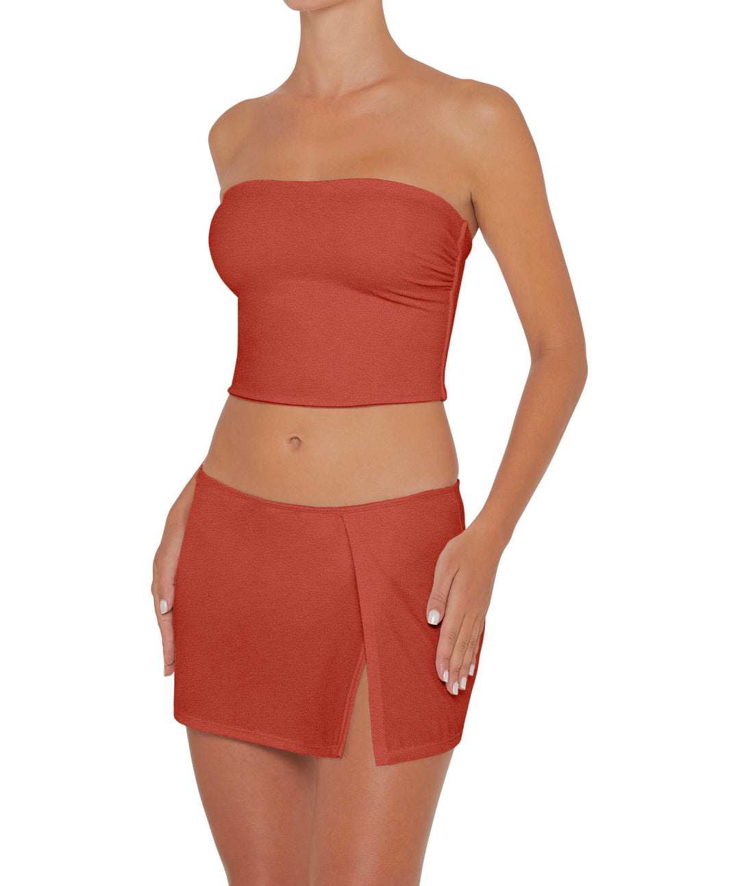 BSWS-B82 Swim Skirt with Side Slit