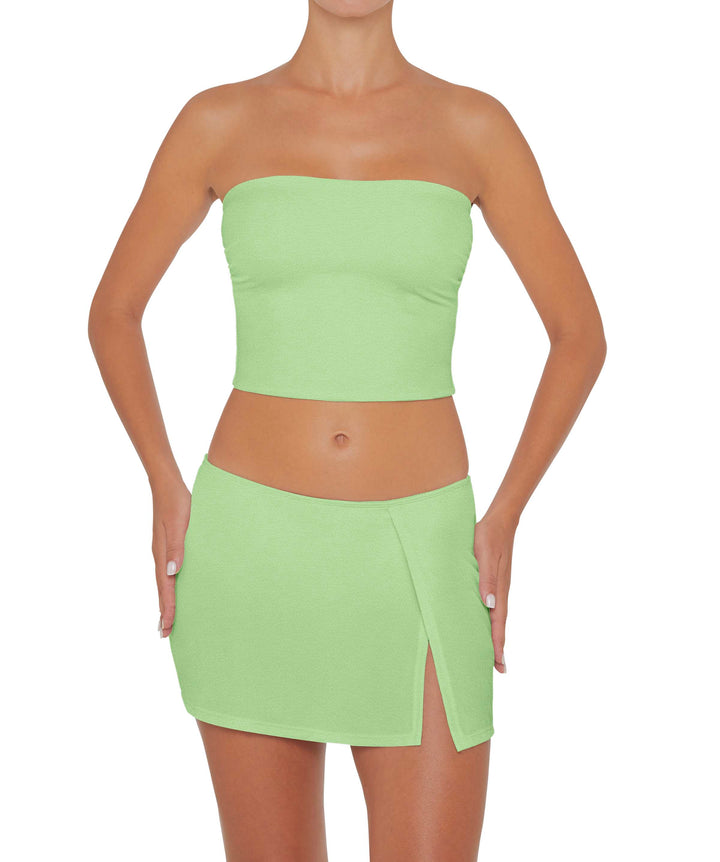 BSWS-B82 Swim Skirt with Side Slit