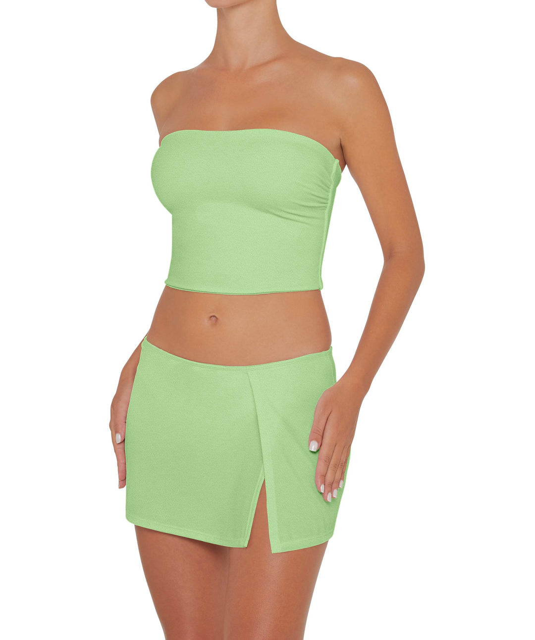 BSWS-B82 Swim Skirt with Side Slit