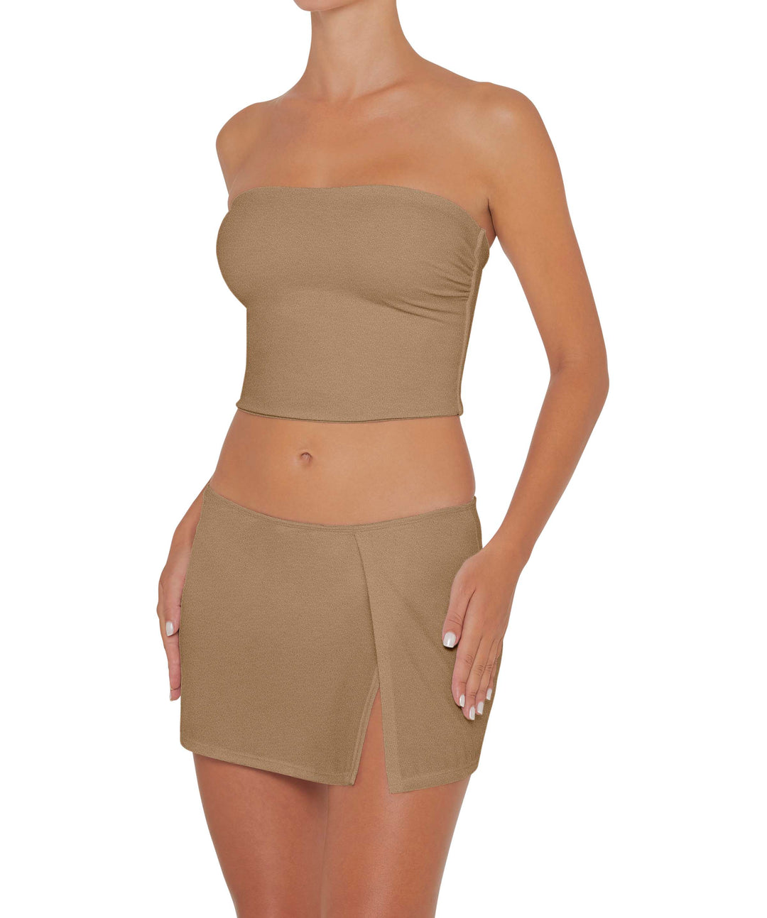 BSWS-B82 Swim Skirt with Side Slit