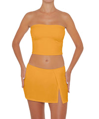 BSWS-B82 Swim Skirt with Side Slit