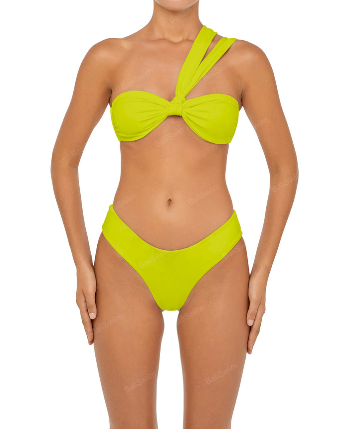 BSWS-T83 Asymmetric Bandeau Bikini Top