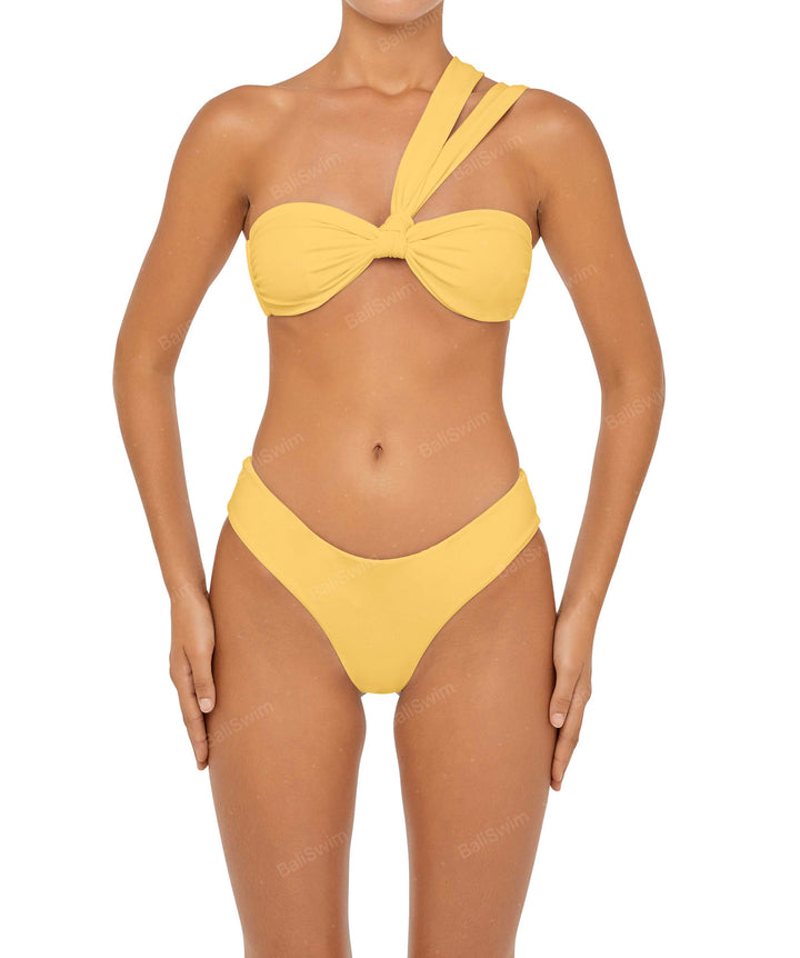 BSWS-T83 Asymmetric Bandeau Bikini Top