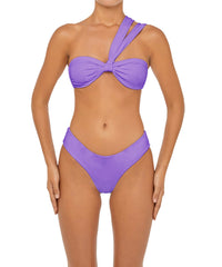 BSWS-T83 Double Strap One Shoulder Bandeau Top