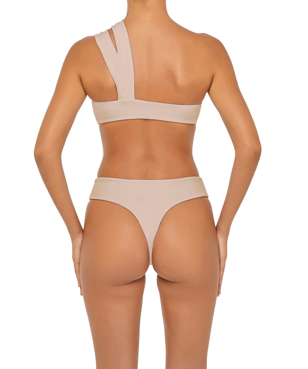 BSWS-T83 Asymmetric Bandeau Bikini Top