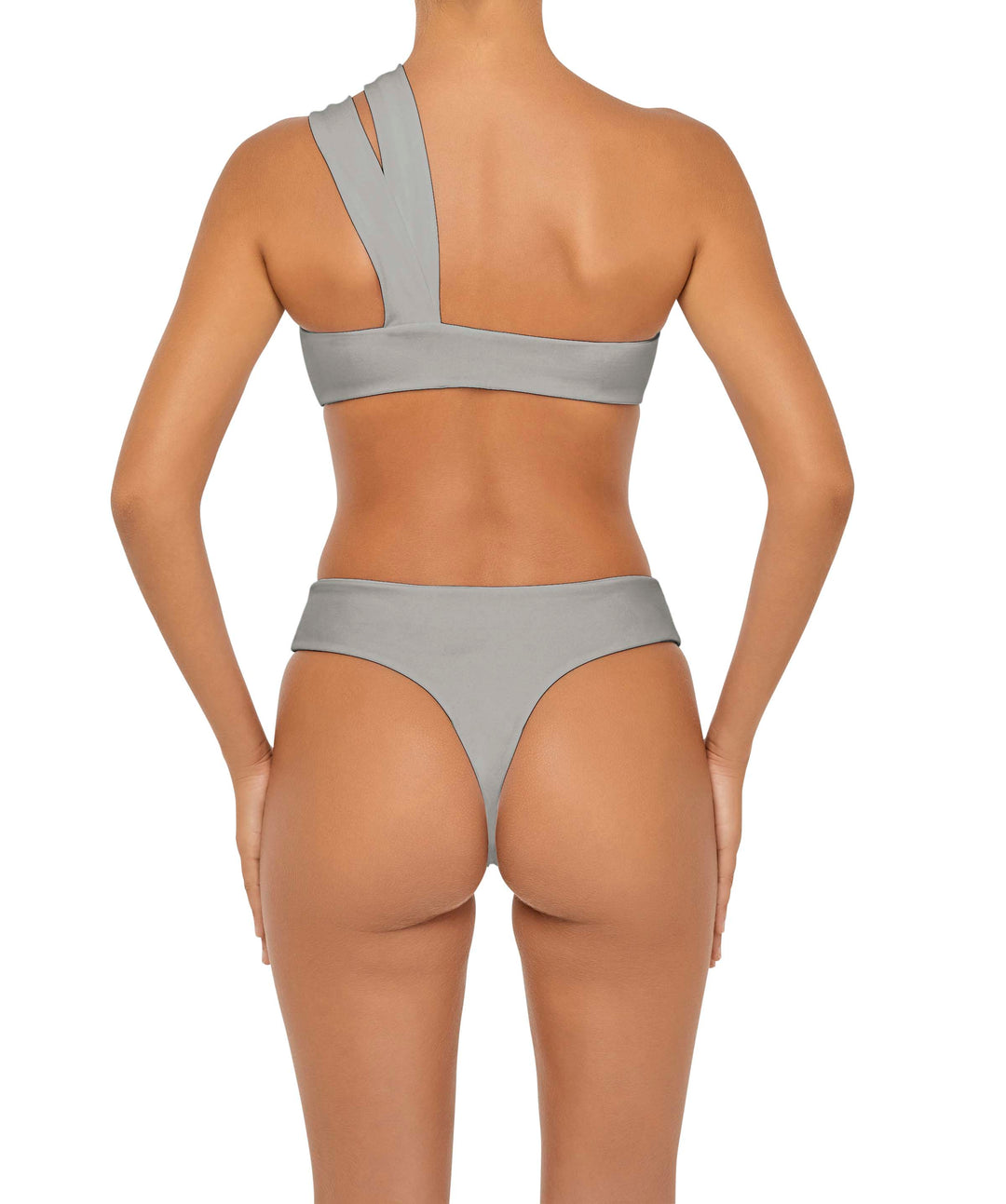 BSWS-T83 Double Strap One Shoulder Bandeau Top