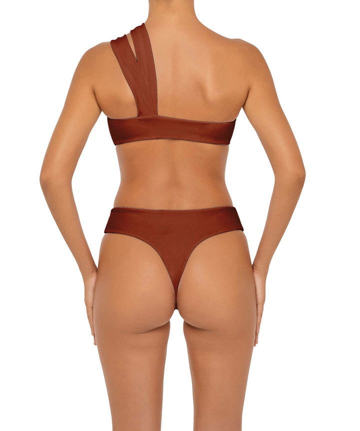 BSWS-T83 Asymmetric Bandeau Bikini Top