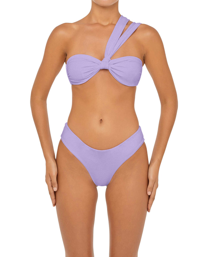 BSWS-T83 Double Strap One Shoulder Bandeau Top