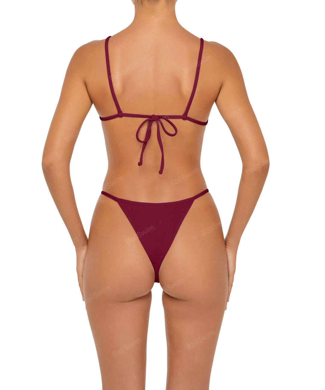 BSWS-T85 Adjustable Gathered Bikini Top