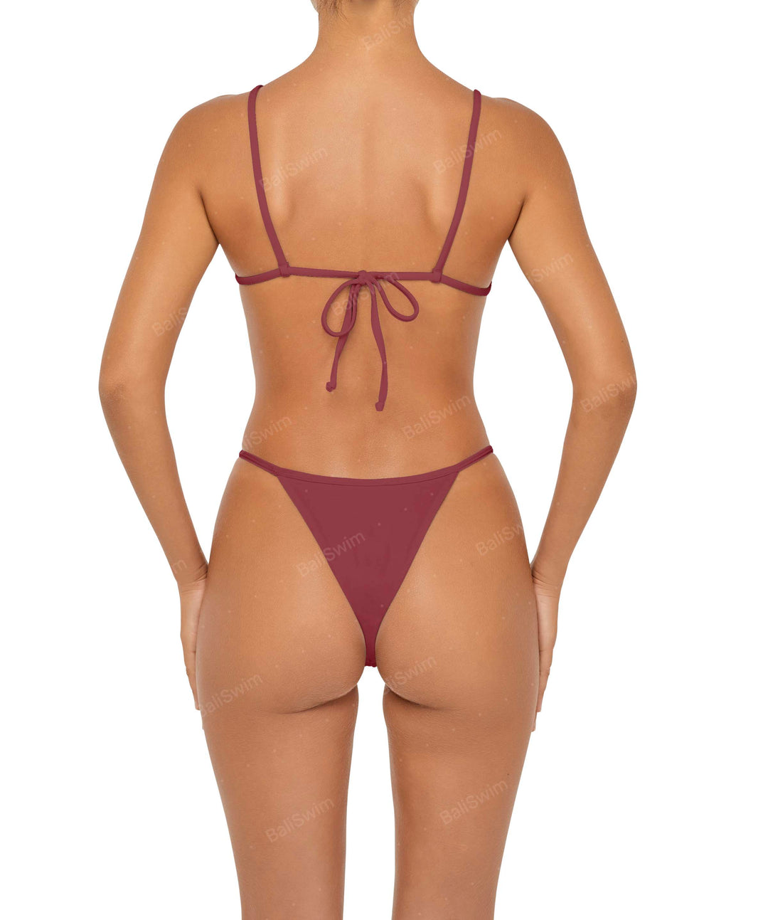 BSWS-T85 Adjustable Gathered Bikini Top