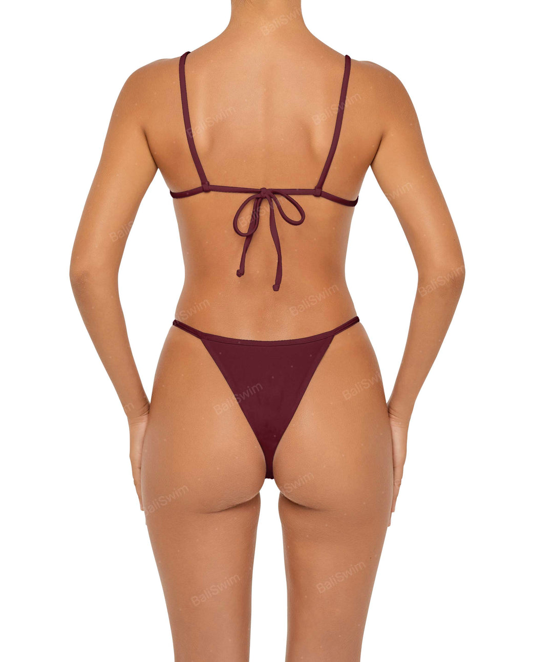 BSWS-T85 Adjustable Gathered Bikini Top