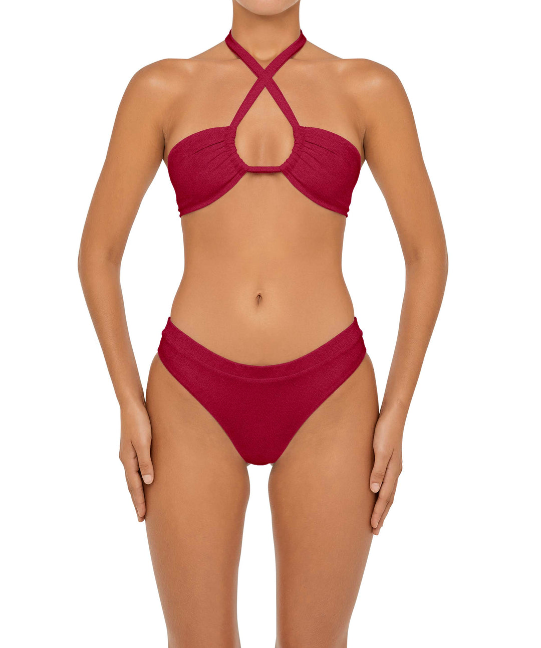 BSWS-B87 Fold-Over Waistband Bikini Bottom