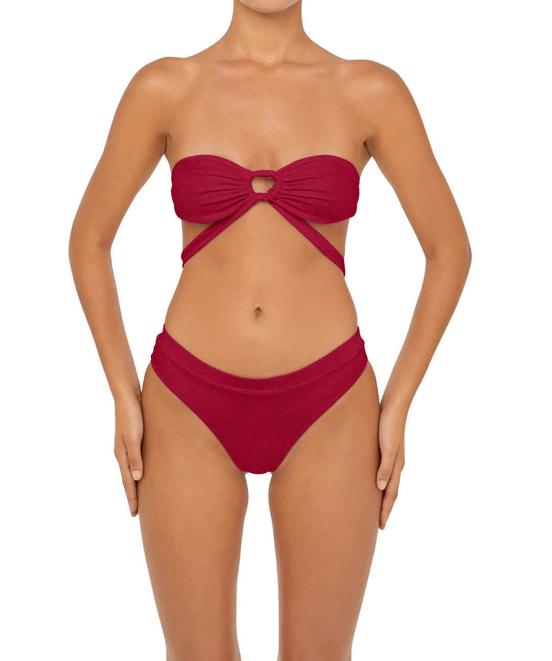 BSWS-B87 Fold-Over Waistband Bikini Bottom