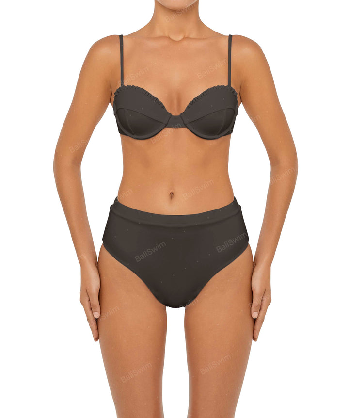 BSWS-T88 Ruffles Underwire Bikini Top