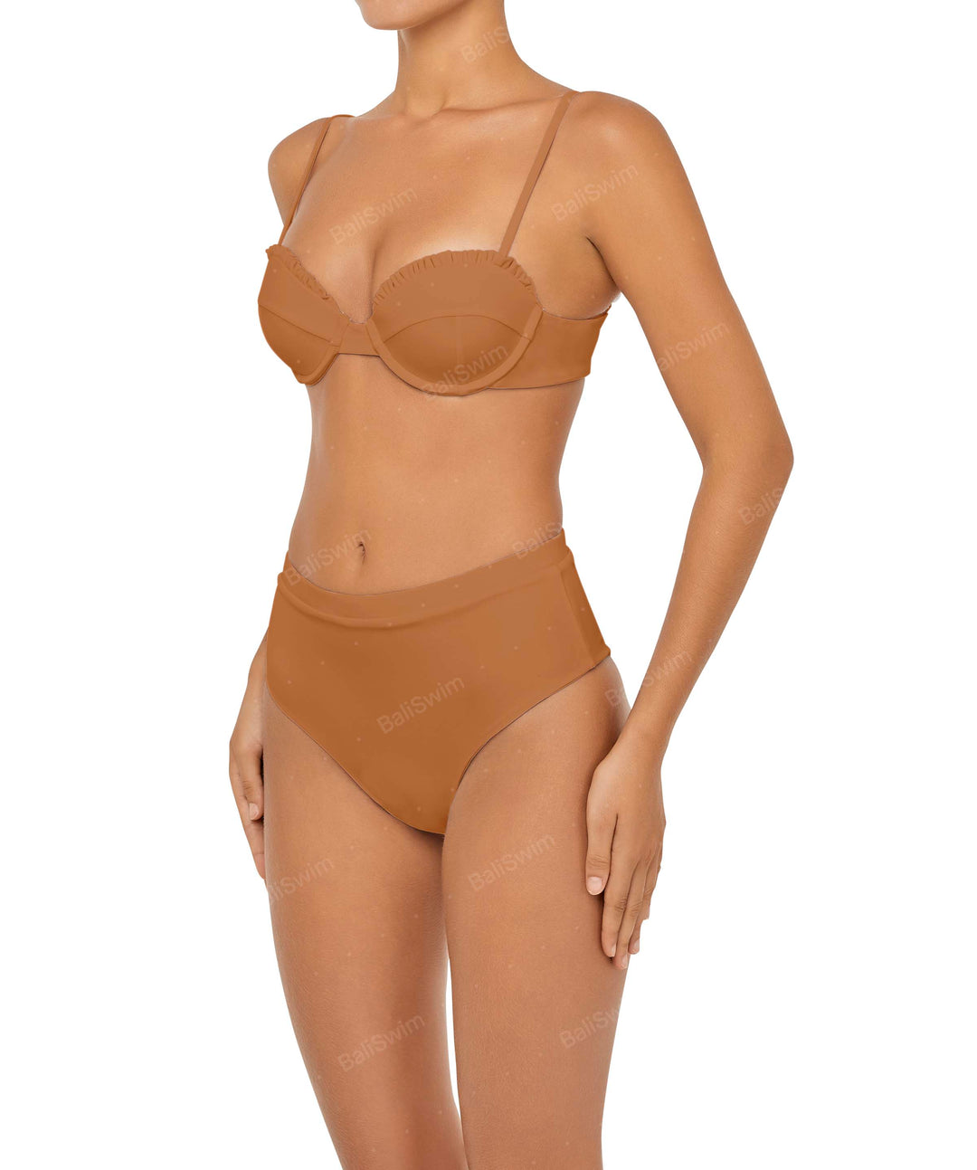 BSWS-T88 Ruffles Underwire Bikini Top