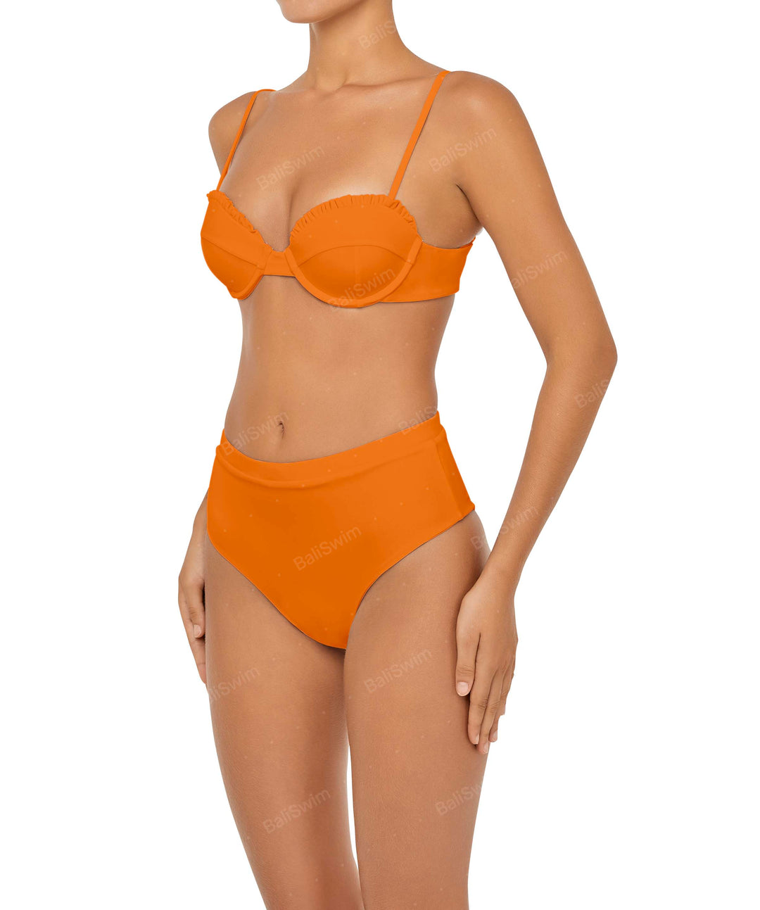 BSWS-T88 Ruffles Underwire Bikini Top