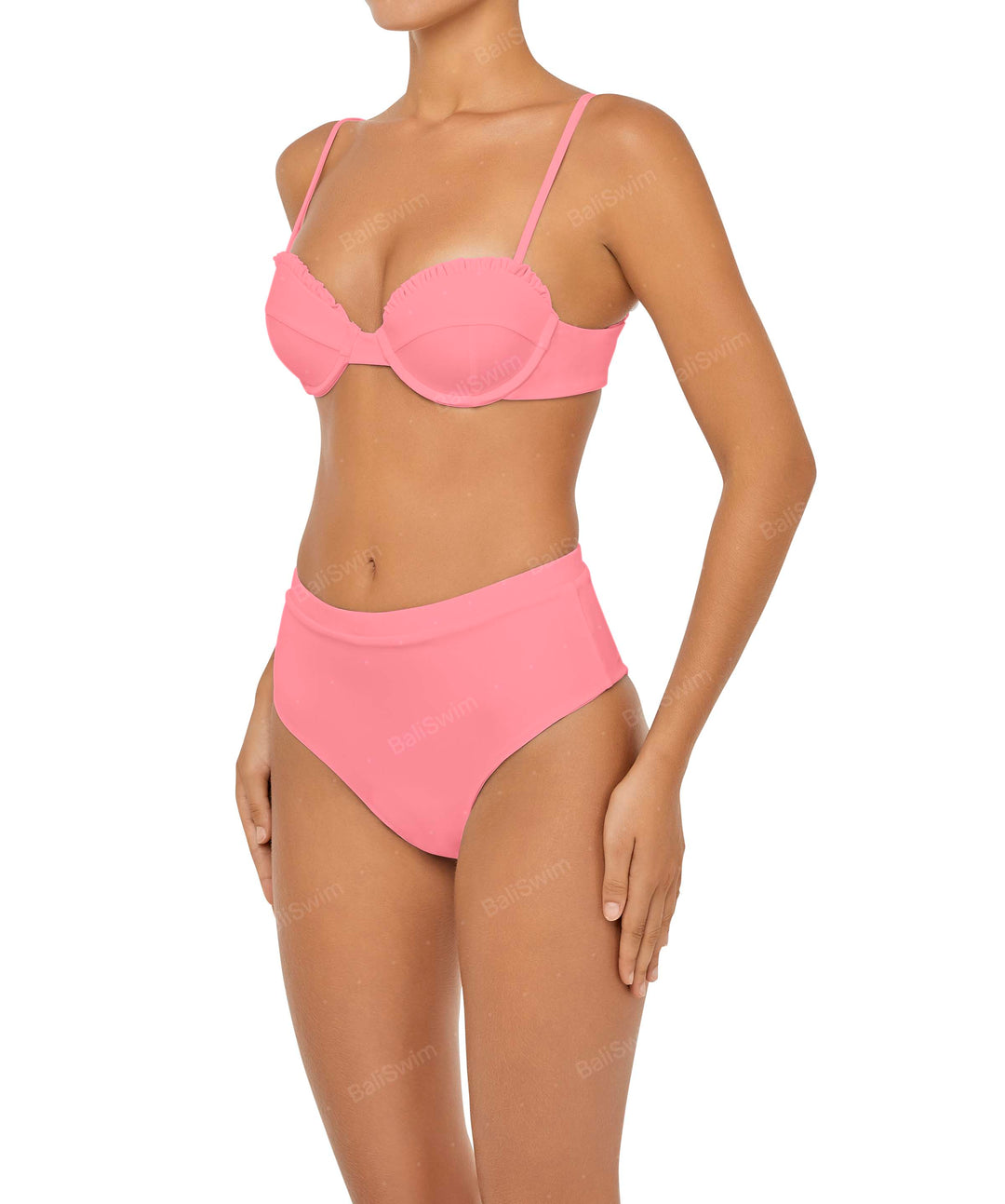 BSWS-T88 Ruffles Underwire Bikini Top