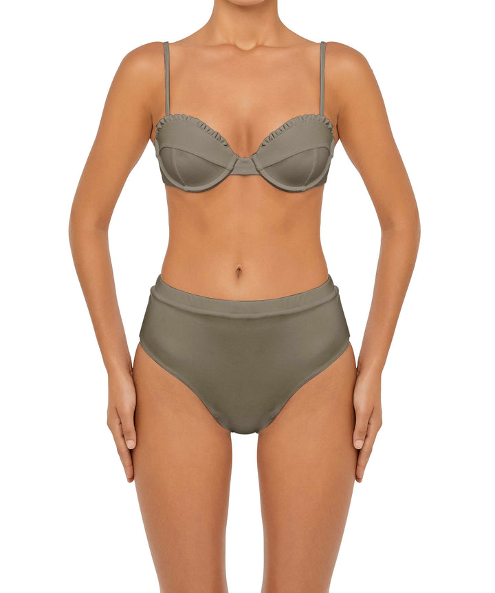 BSWS-T88 Ruffles Underwire Bikini Top