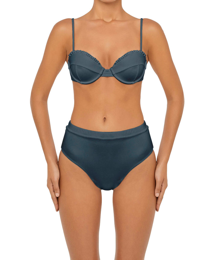 BSWS-B88 High Waisted Thin Band Bikini Bottom