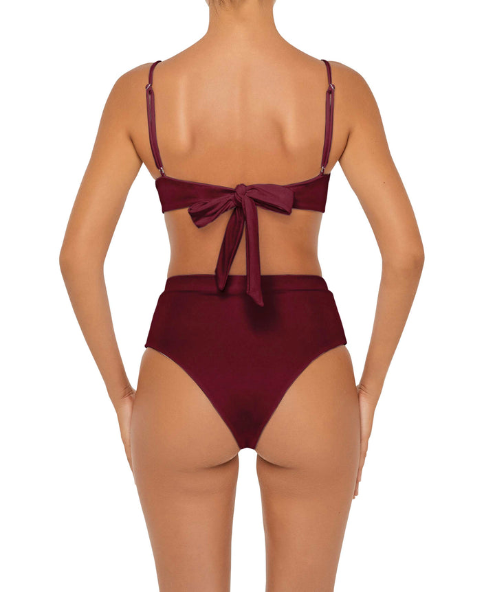 BSWS-T88 Ruffles Underwire Bikini Top