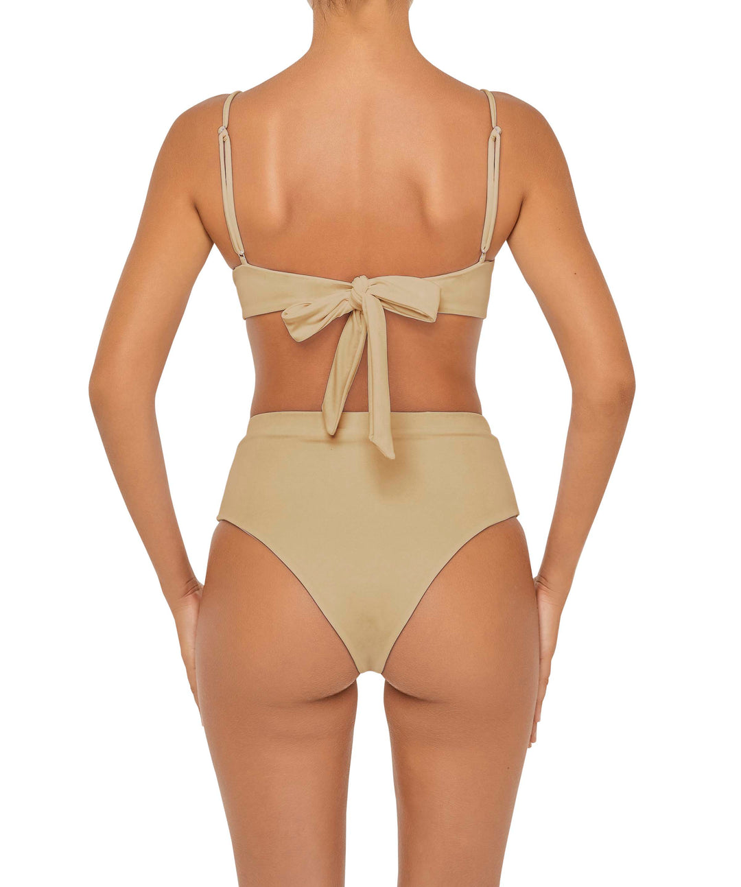 BSWS-B88 High Waisted Thin Band Bikini Bottom