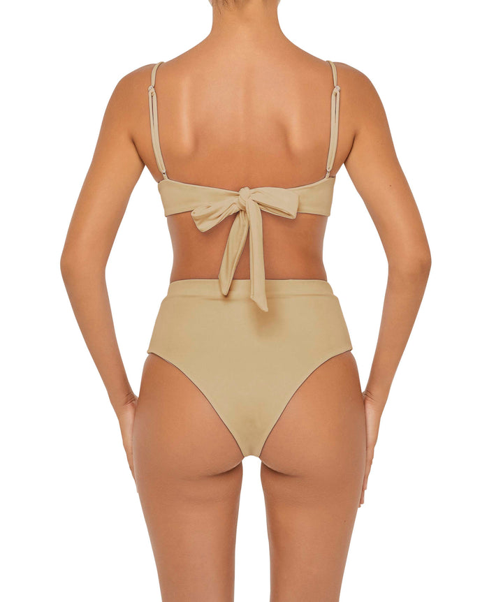 BSWS-B88 High Waisted Thin Band Bikini Bottom