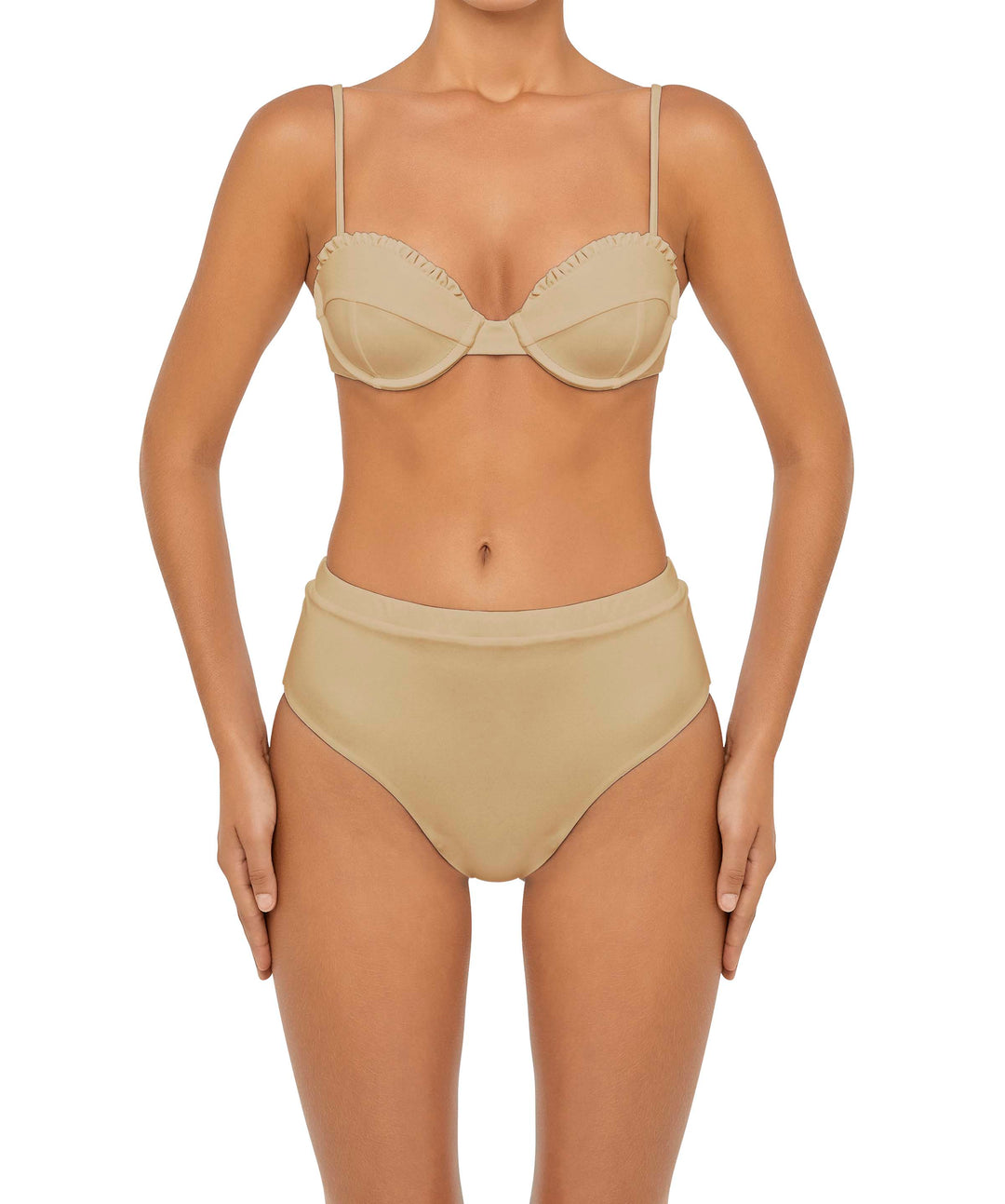BSWS-T88 Ruffles Underwire Bikini Top