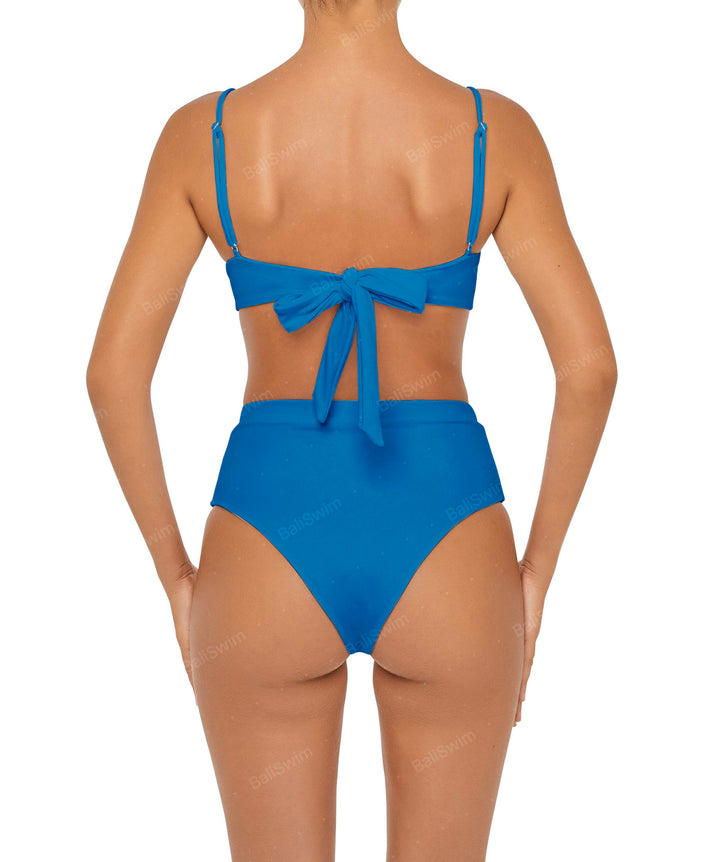 BSWS-B88 High Waisted Thin Band Bikini Bottom
