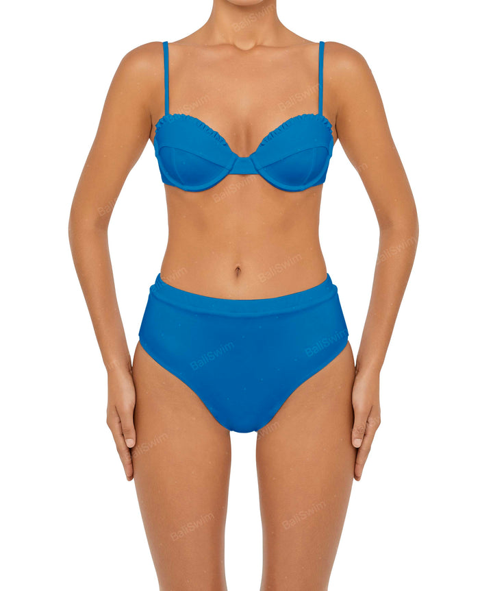 BSWS-B88 High Waisted Thin Band Bikini Bottom