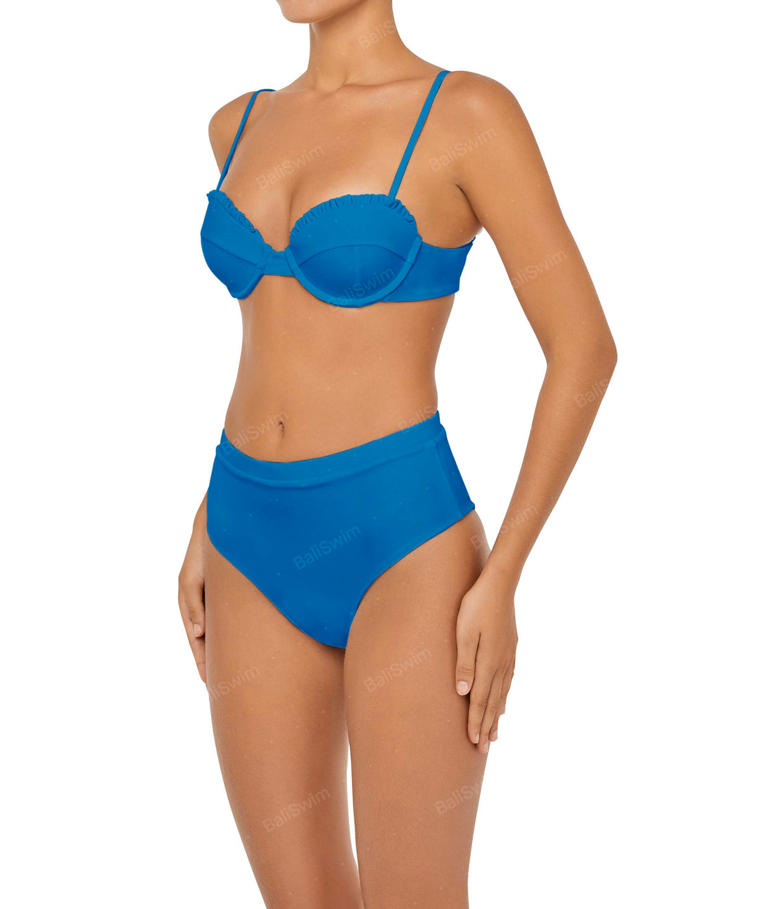 BSWS-B88 High Waisted Thin Band Bikini Bottom
