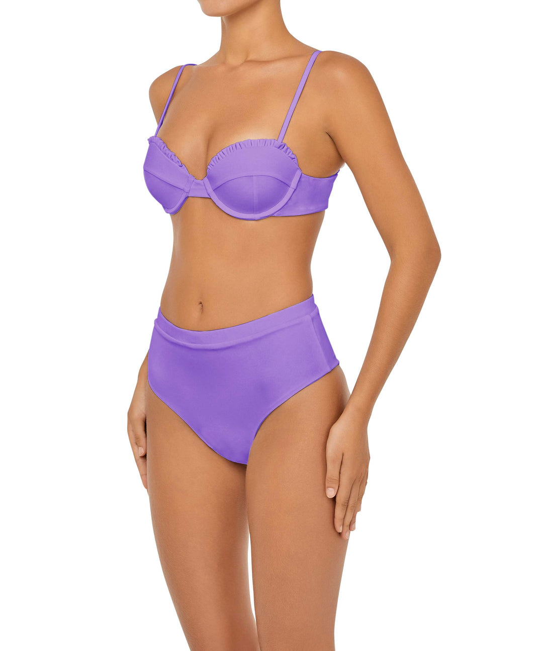 BSWS-B88 High Waisted Thin Band Bikini Bottom