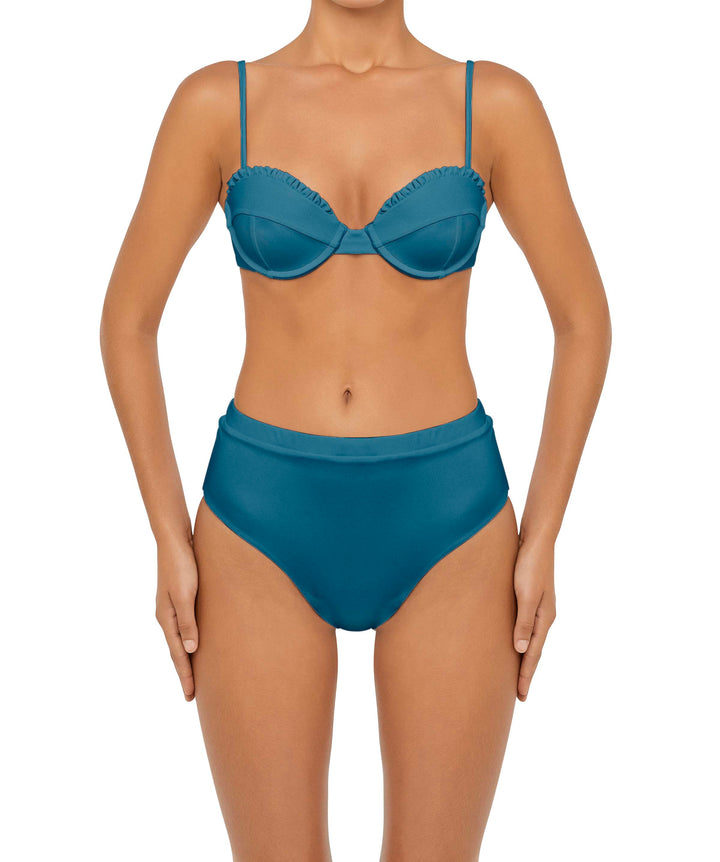 BSWS-T88 Ruffles Underwire Bikini Top