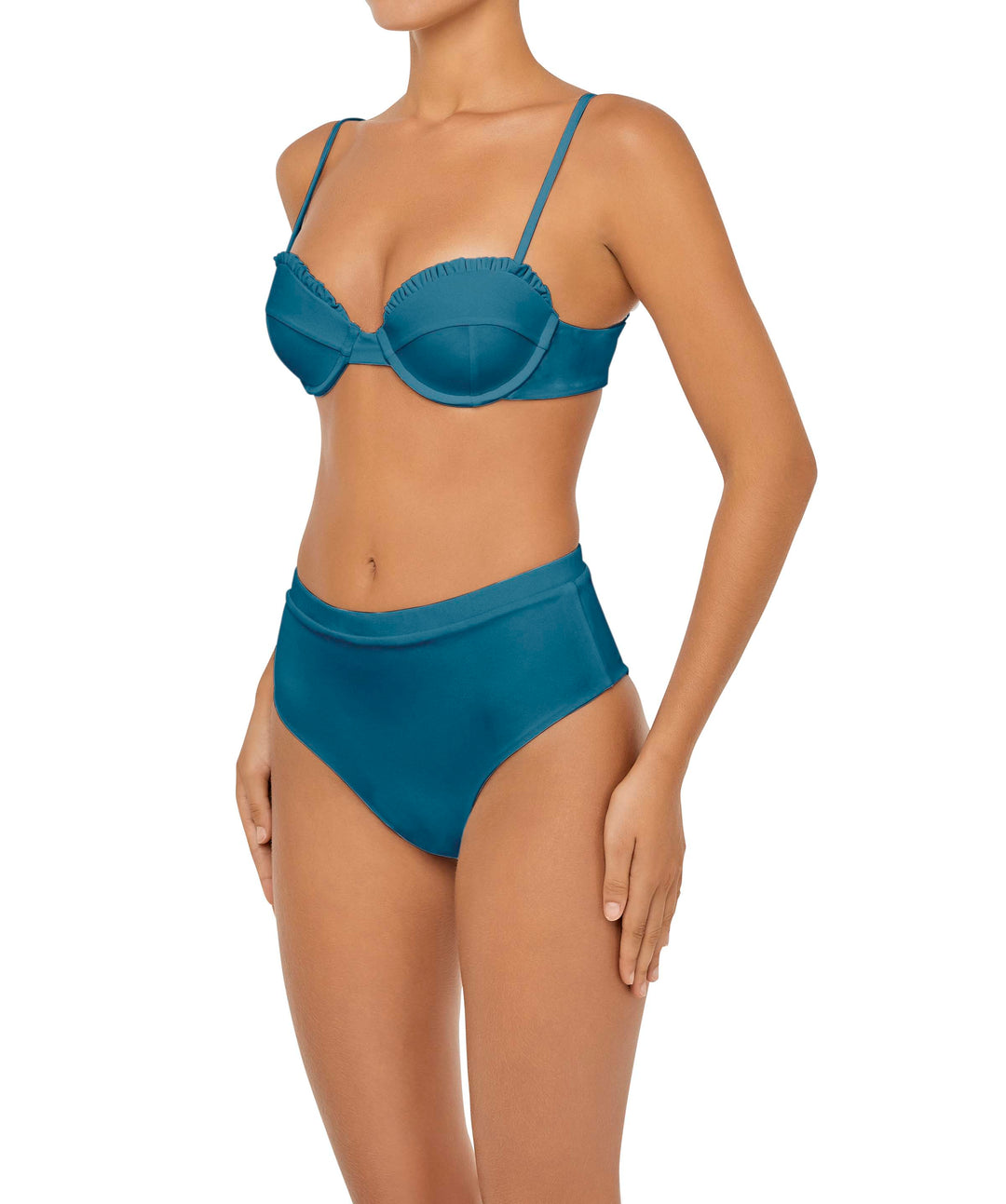 BSWS-T88 Ruffles Underwire Bikini Top