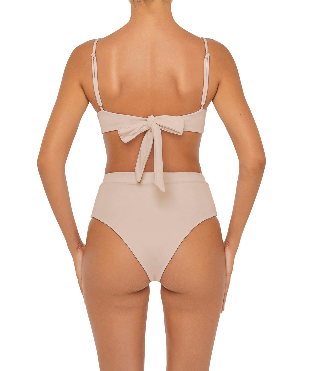 BSWS-B88 High Waisted Thin Band Bikini Bottom