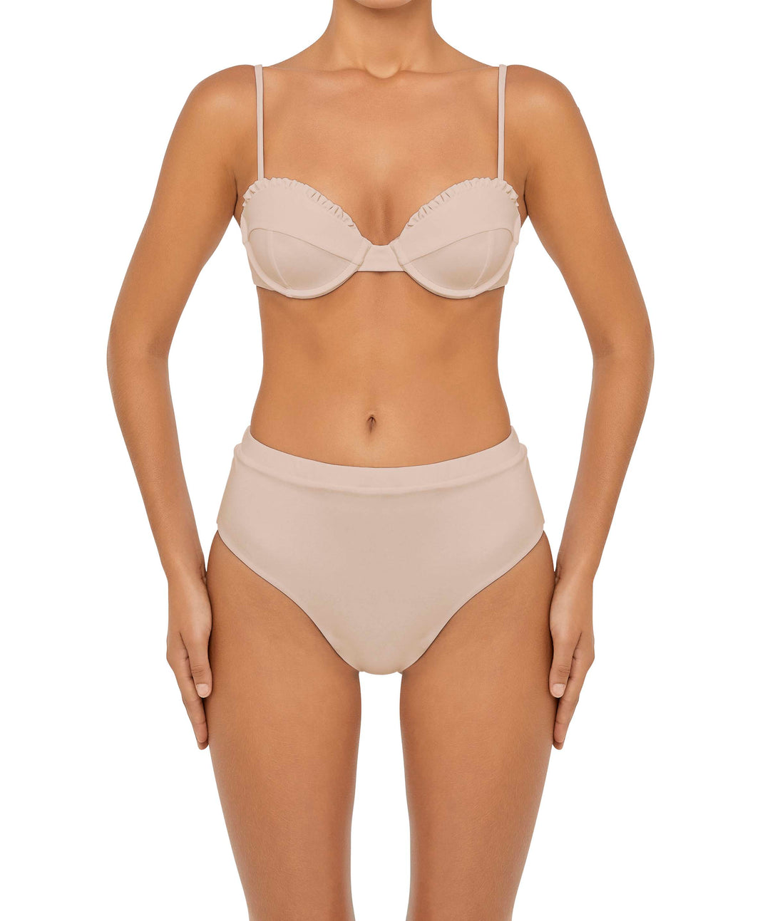 BSWS-T88 Ruffles Underwire Bikini Top