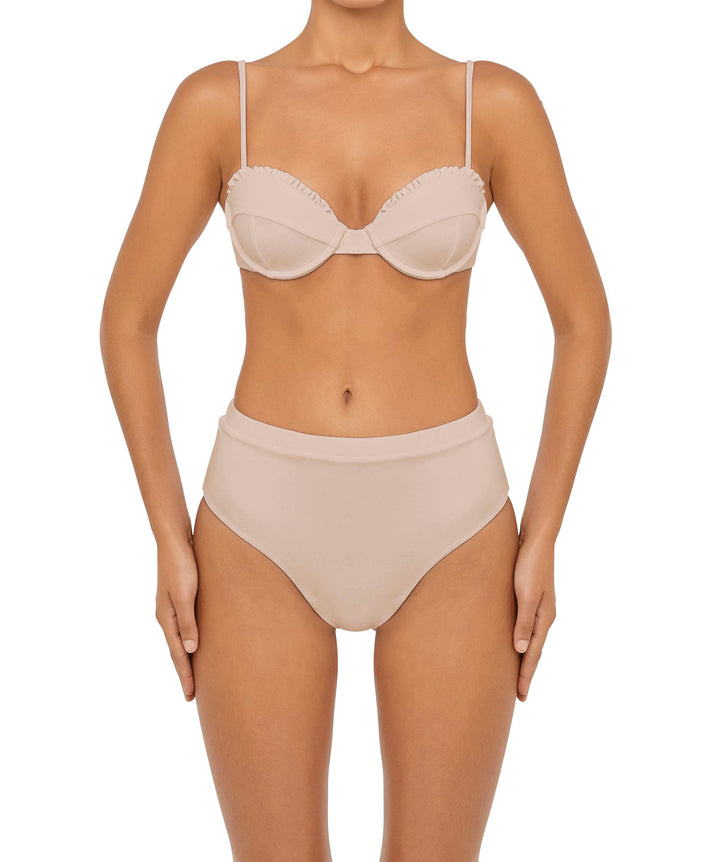BSWS-T88 Ruffles Underwire Bikini Top