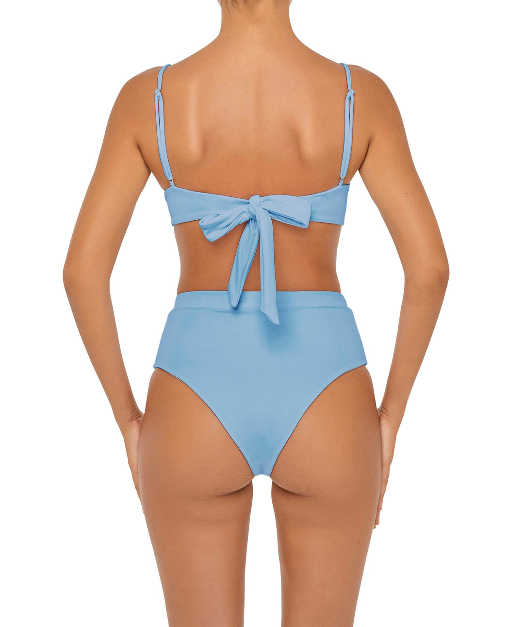 BSWS-B88 High Waisted Thin Band Bikini Bottom