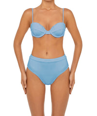 BSWS-B88 High Waisted Thin Band Bikini Bottom