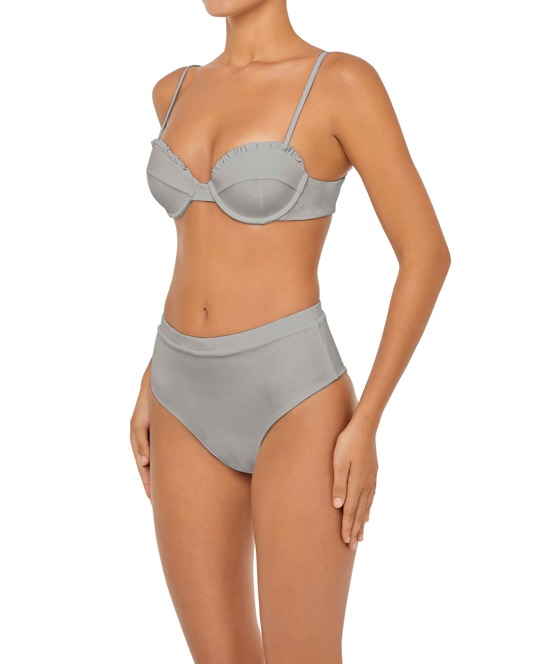 BSWS-B88 High Waisted Thin Band Bikini Bottom