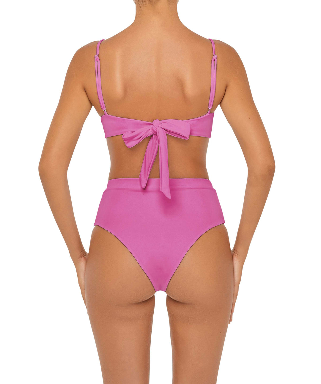 BSWS-B88 High Waisted Thin Band Bikini Bottom