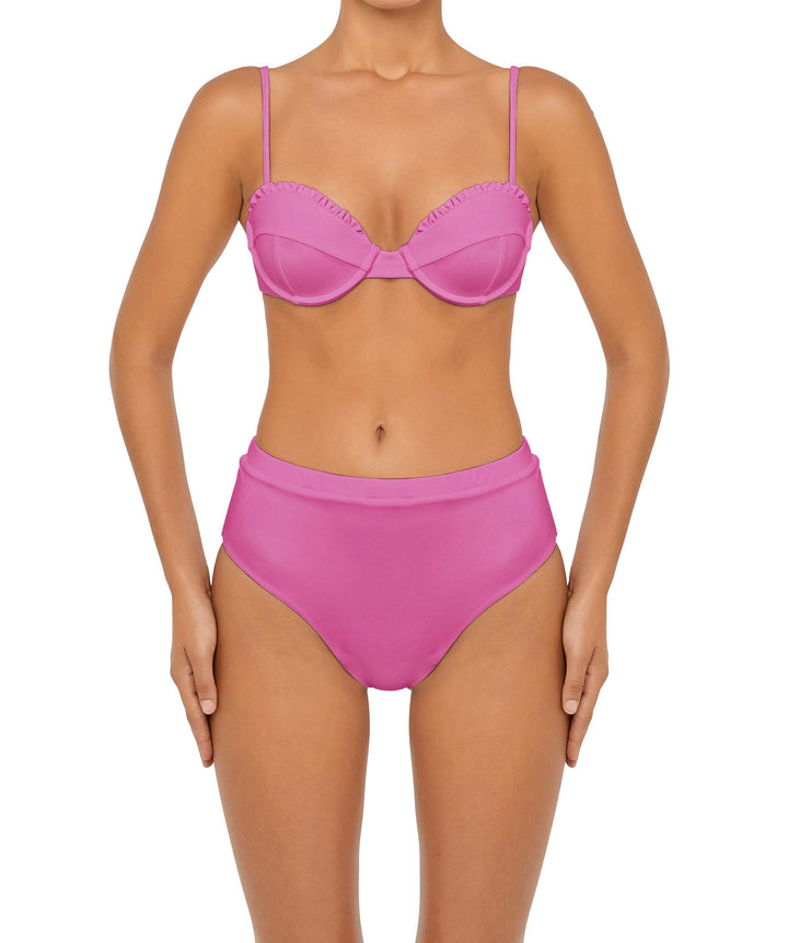 BSWS-T88 Ruffles Underwire Bikini Top