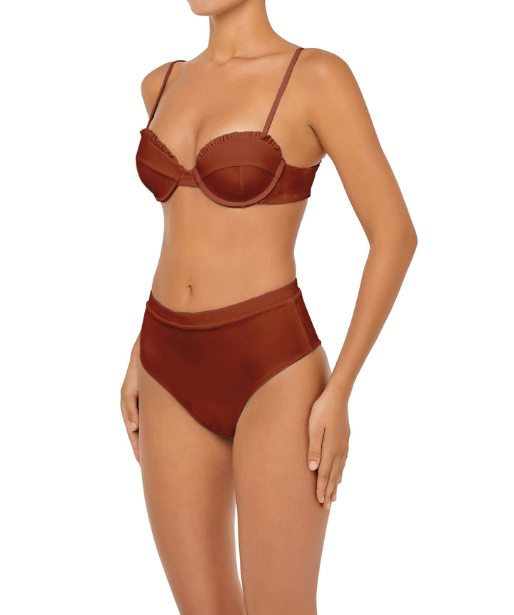 BSWS-T88 Ruffles Underwire Bikini Top