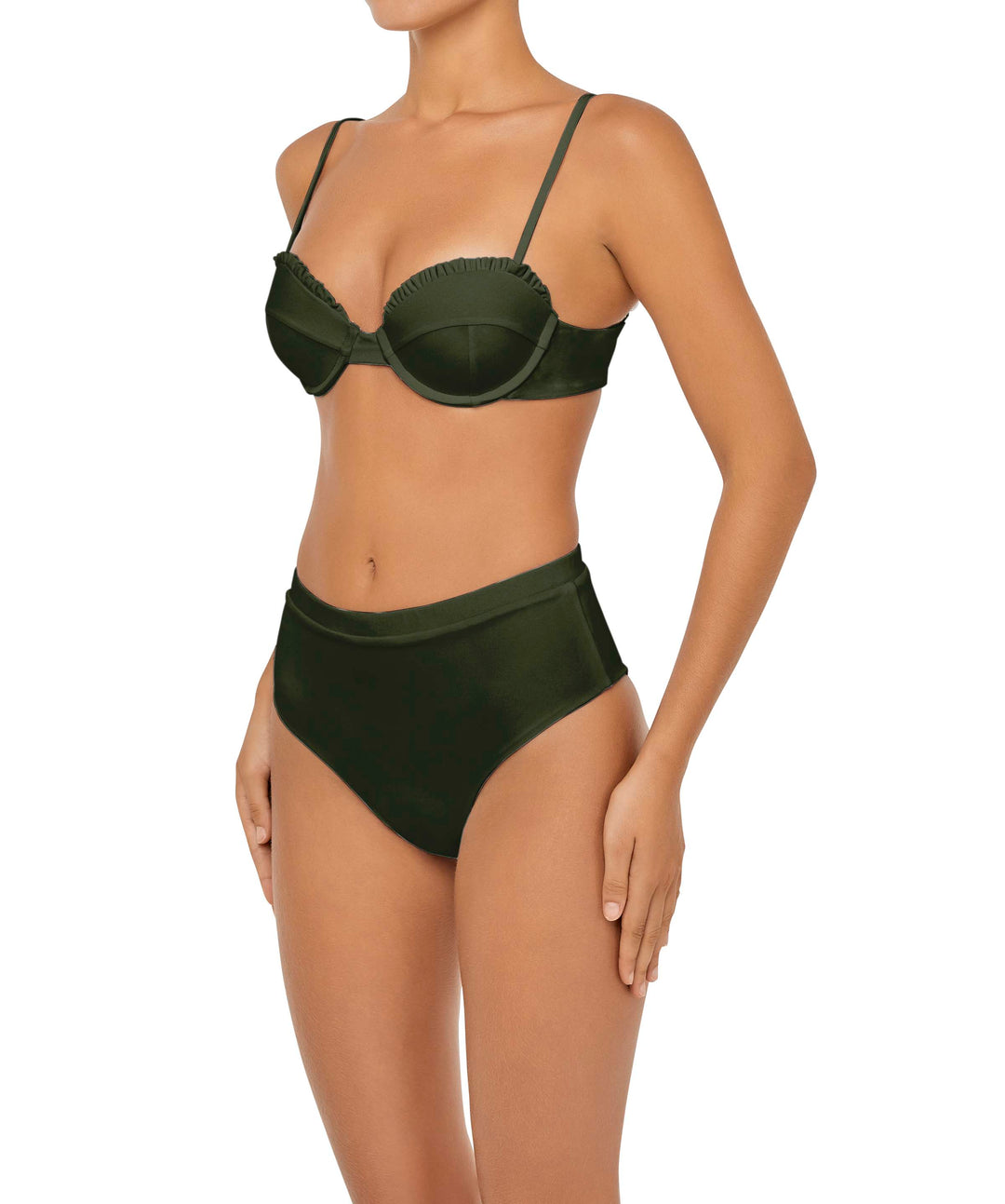 BSWS-T88 Ruffles Underwire Bikini Top