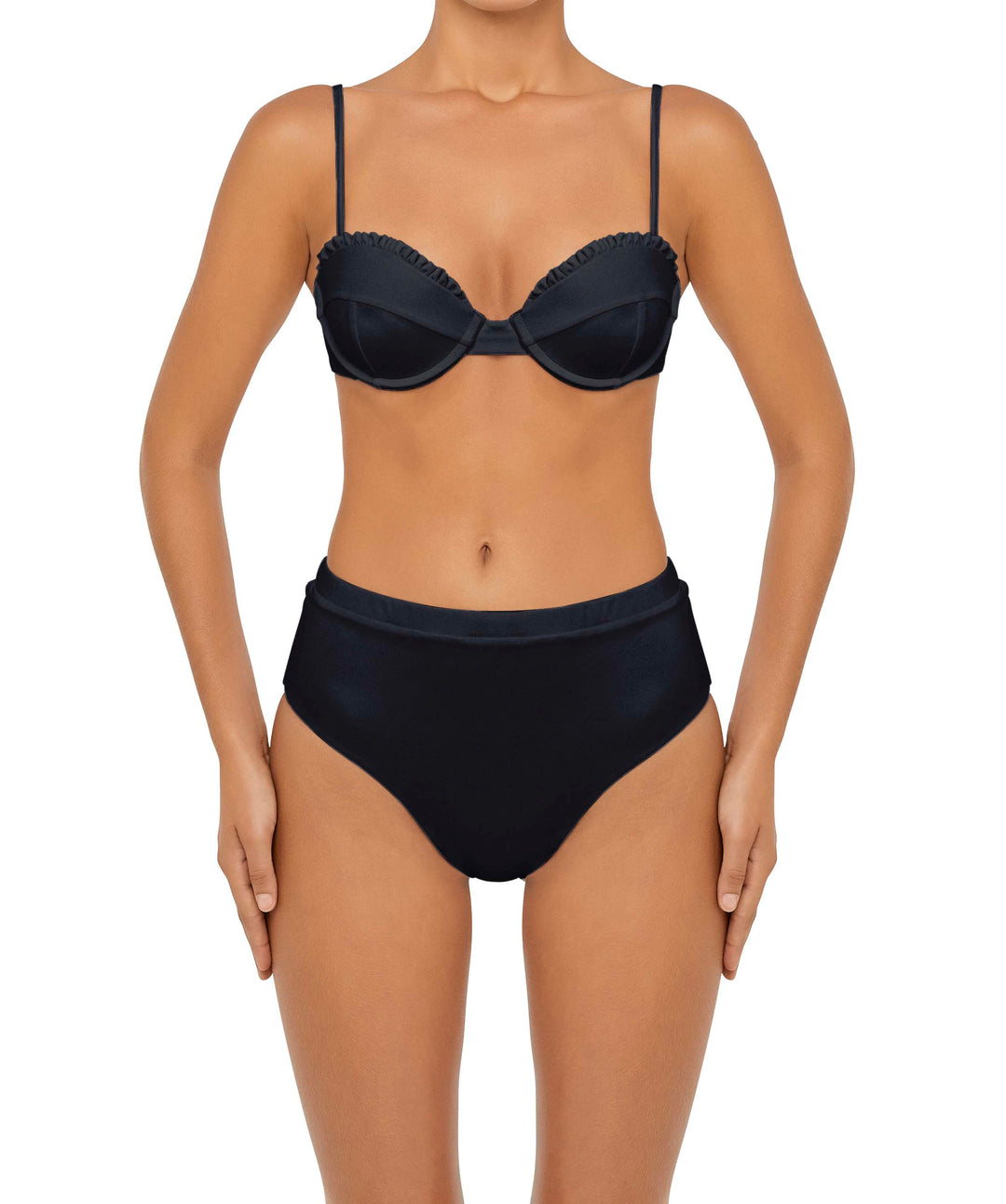 BSWS-T88 Ruffles Underwire Bikini Top
