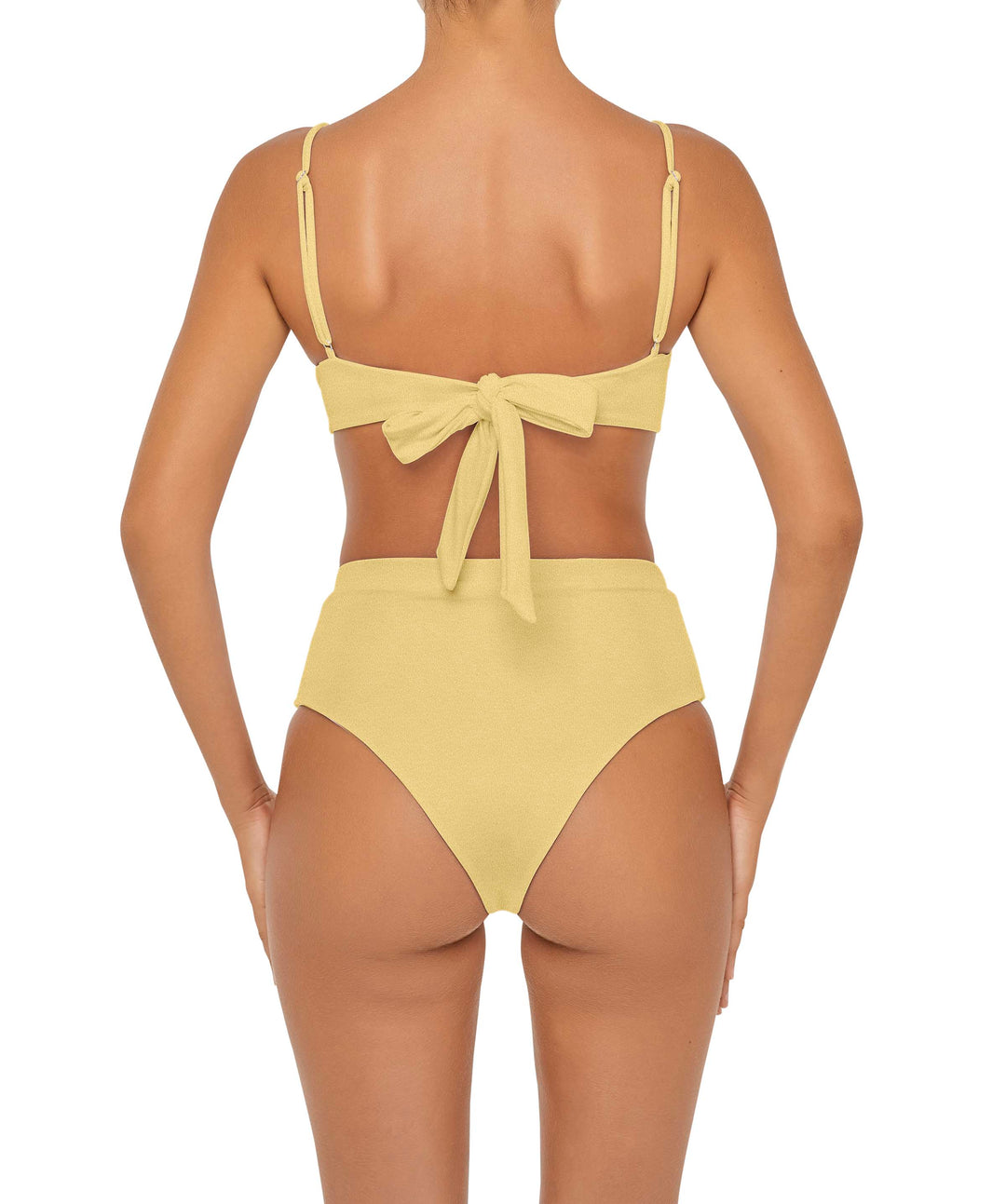 BSWS-B88 High Waisted Thin Band Bikini Bottom