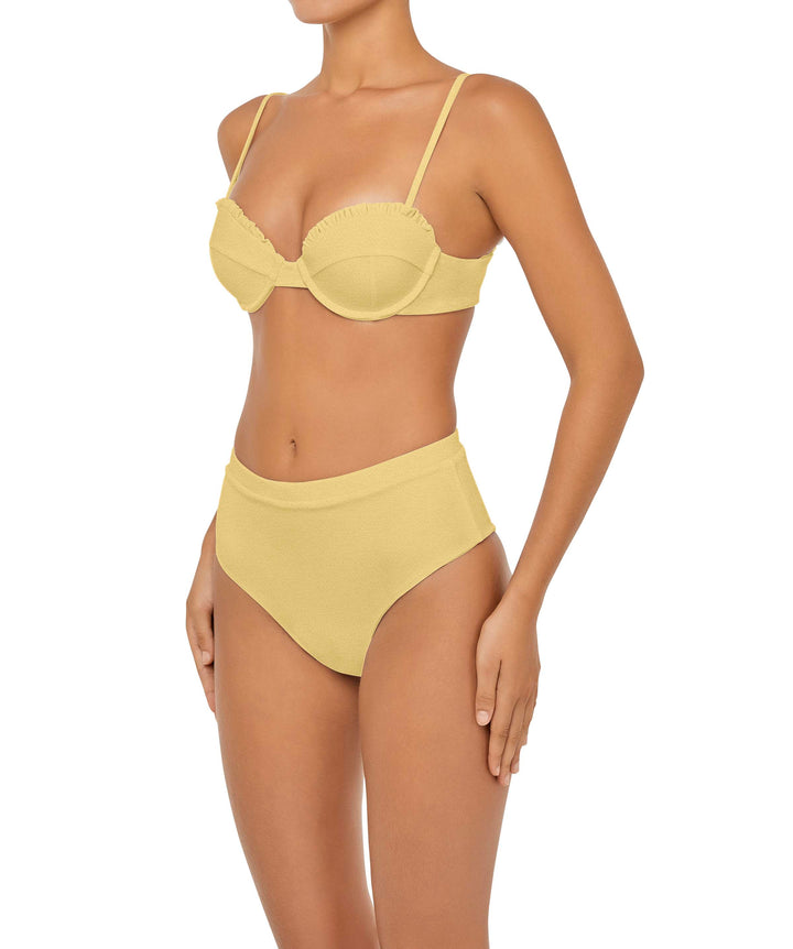 BSWS-B88 High Waisted Thin Band Bikini Bottom